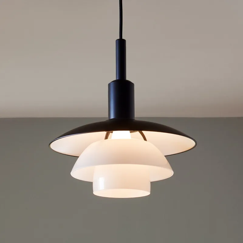 PH 3/3 Hanglamp Black/Opal - Louis Poulsen - Woonkamer - Designer - Metaal - 1 lamp by Louis Poulsen – product photo