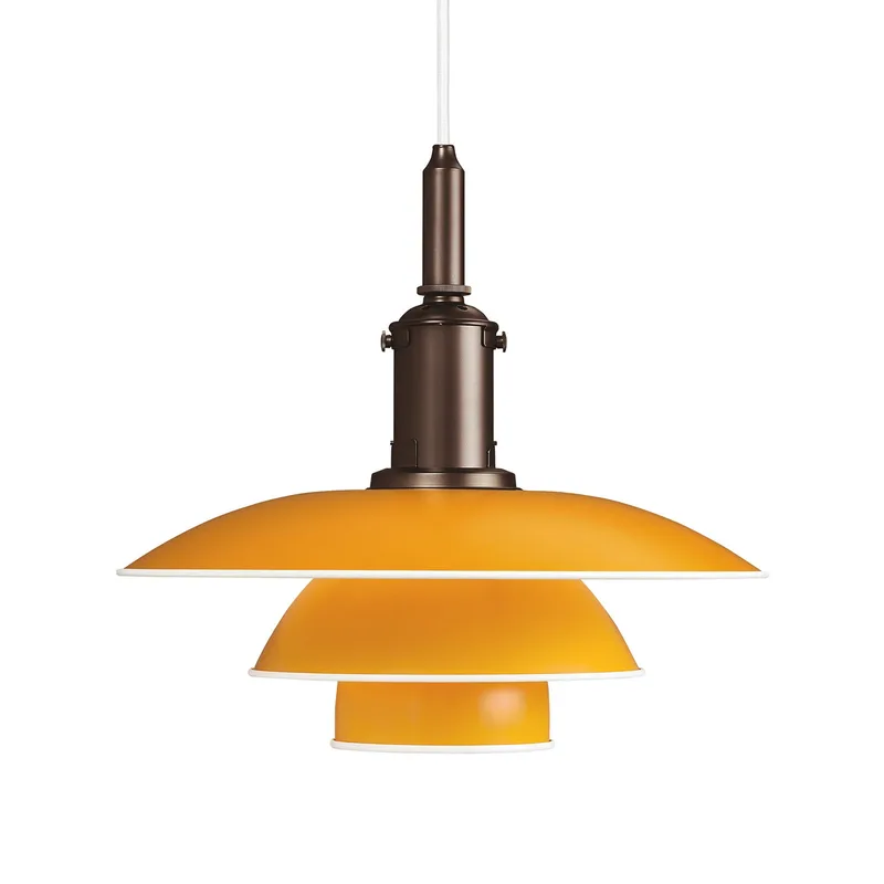 PH 3½-3 Hanglamp Geel - Louis Poulsen PH 3 1/2-3 - Woonkamer - Designer - Metaal - 1 lamp von Louis Poulsen – Produktfoto