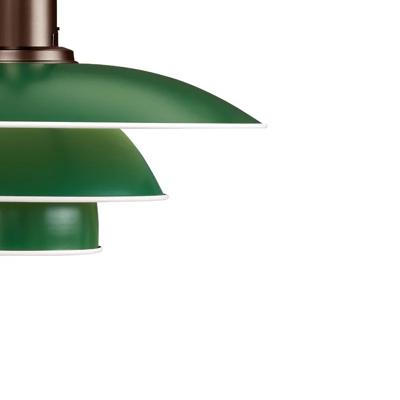 PH 3½-3 Hanglamp Groen - Louis Poulsen PH 3 1/2-3 - Woonkamer - Designer - Metaal - 1 lamp by Louis Poulsen – product photo