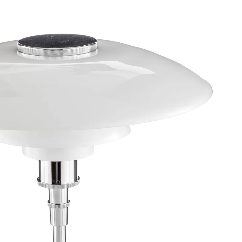 PH 4 1/2-3 1/2 tafellamp, chroom/wit, 55 cm de Louis Poulsen – photo du produit 5 sur 5