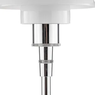 PH 4 1/2-3 1/2 tafellamp, chroom/wit, 55 cm de Louis Poulsen – photo du produit 4 sur 5