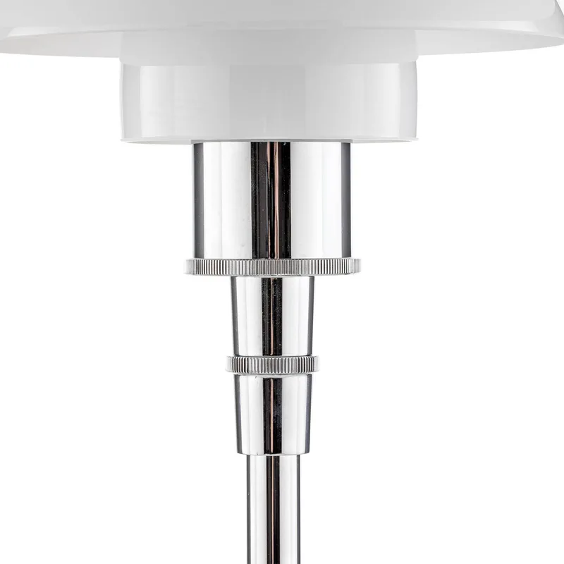 PH 4 1/2-3 1/2 tafellamp, chroom/wit, 55 cm de Louis Poulsen – photo du produit 4 sur 5