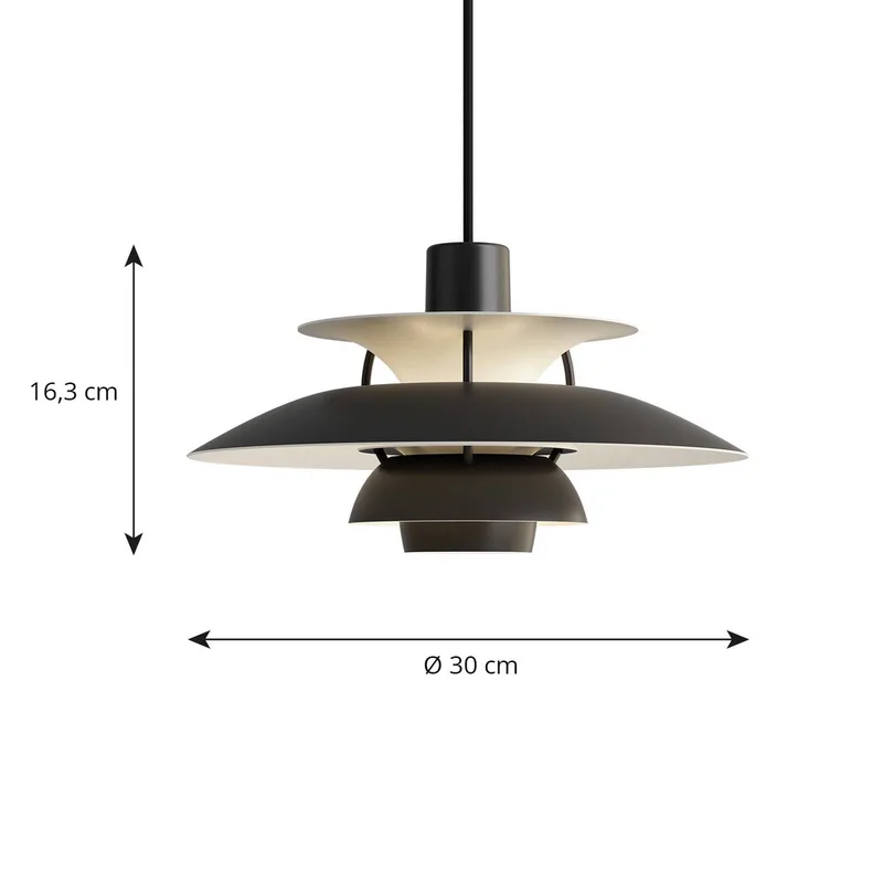 PH 5 300 hanglamp Monochrome Black by Louis Poulsen – product photo 3 of 5