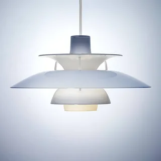 PH 5 320 hanglamp, opaalblauw, E14, polymeer by Louis Poulsen – product photo 2 of 4