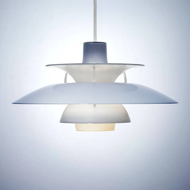 PH 5 320 hanglamp, opaalblauw, E14, polymeer by Louis Poulsen – product photo 2 of 4
