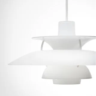 PH 5 320 hanglamp, opaalwit, E14, polymeer by Louis Poulsen – product photo 3 of 5