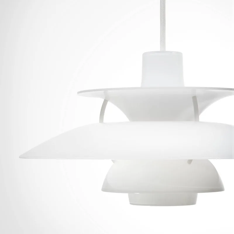 PH 5 320 hanglamp, opaalwit, E14, polymeer by Louis Poulsen – product photo 3 of 5