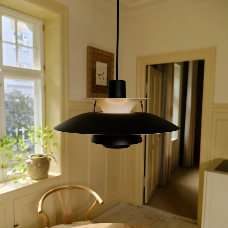 PH 5 500 hanglamp Black Edition 2025 E27 - Louis Poulsen - Woonkamer - Modern - Metaal - 1 lamp by Louis Poulsen – product photo