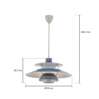 PH 5 500 hanglamp, kleuren: blauw by Louis Poulsen – product photo 3 of 5