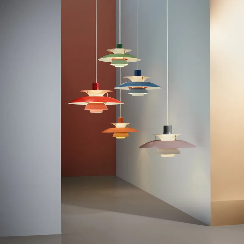 PH 5 500 hanglamp, kleuren: groen - Louis Poulsen - Woonkamer - Designer - Metaal - 1 lamp von Louis Poulsen – Produktfoto