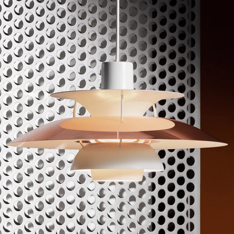 PH 5 500 hanglamp koper - Louis Poulsen - Woonkamer - Designer - Metaal - 1 lamp by Louis Poulsen – product photo