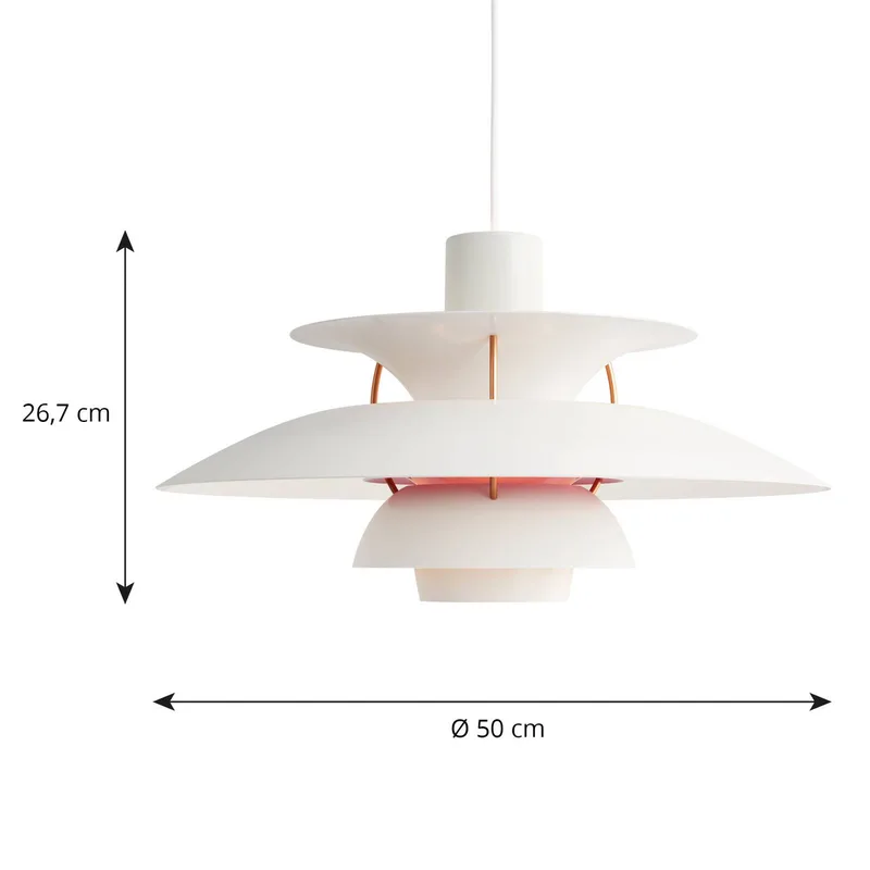 PH 5 500 hanglamp Modern White by Louis Poulsen – product photo 4 of 5