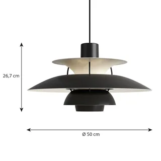 PH 5 500 hanglamp Monochrome Black by Louis Poulsen – product photo 3 of 5