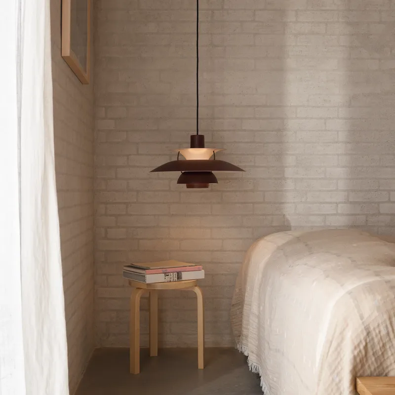 PH 5 500 hanglamp Monochrome Burgundy - Louis Poulsen - Woonkamer - Metaal by Louis Poulsen – product photo