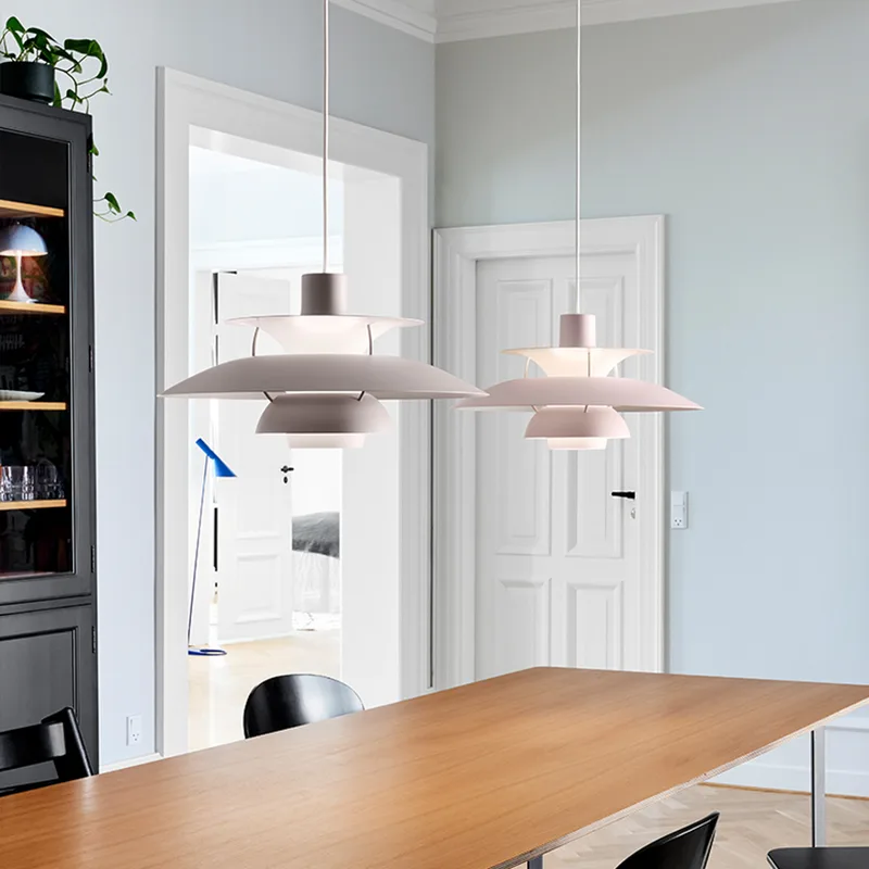 PH 5 500 hanglamp Monochrome Oyster Grey - Louis Poulsen - Woonkamer - Designer - Metaal - 1 lamp by Louis Poulsen – product photo