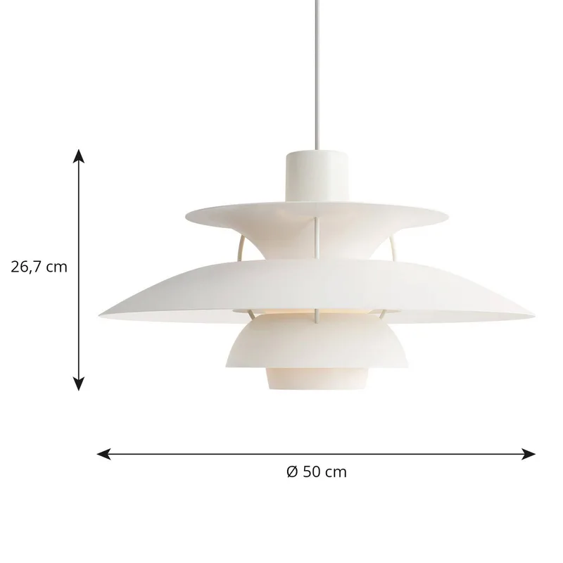 PH 5 500 hanglamp Monochrome White by Louis Poulsen – product photo 4 of 5