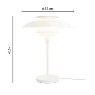 PH 80 tafellamp, opaalwit, Ø 32 cm, E14 de Louis Poulsen – photo du produit 4 sur 5