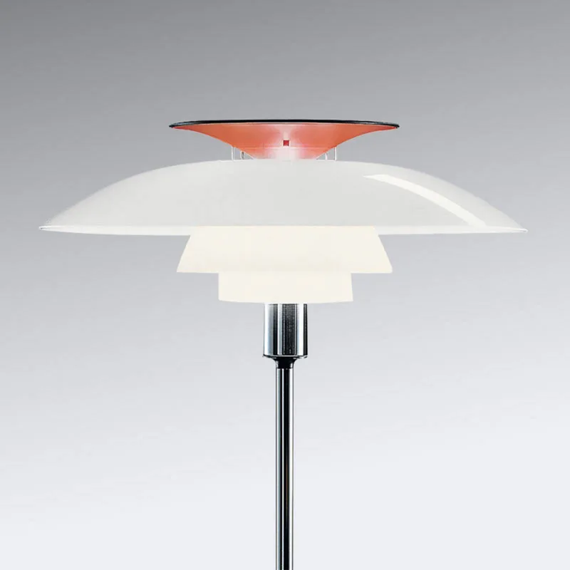 PH 80 vloerlamp, wit/chroom/opaal, schakelaar de Louis Poulsen – photo du produit 3 sur 5