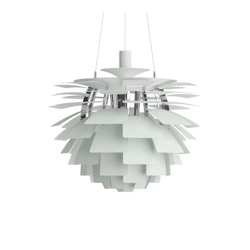 PH Artichoke hanglamp, groen/chroom, Ø 60 cm - Louis Poulsen - Woonkamer - Modern - Metaal - 1 lamp by Louis Poulsen – product photo