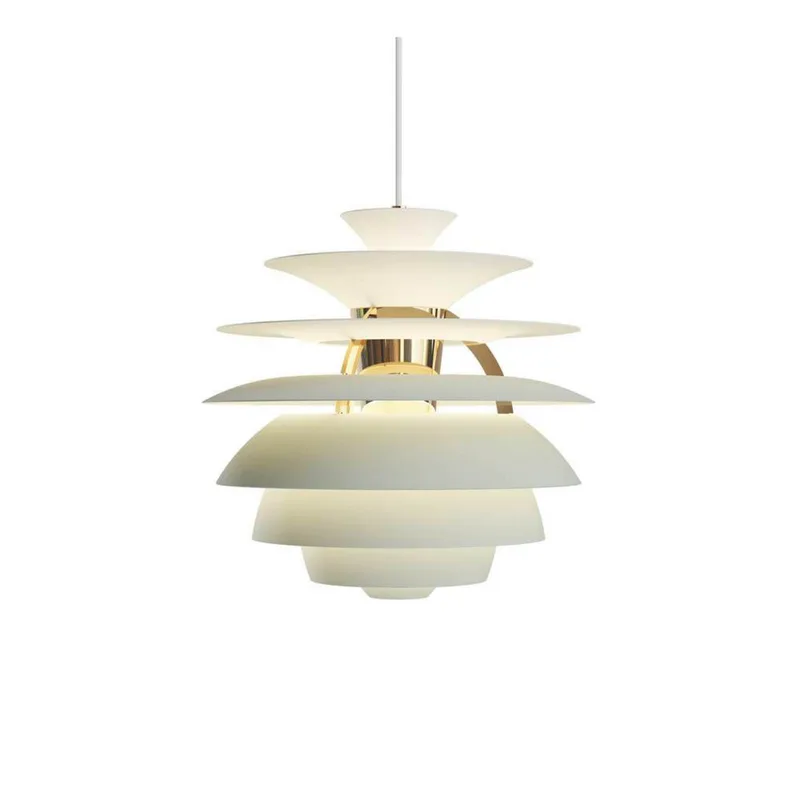PH Snowball hanglamp, groen/brons, Ø 40 cm - Louis Poulsen - Woonkamer - Aluminium by Louis Poulsen – product photo