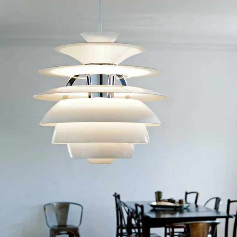 PH Snowball Hanglamp White - Louis Poulsen - Woonkamer - Designer - Metaal - 1 lamp von Louis Poulsen – Produktfoto