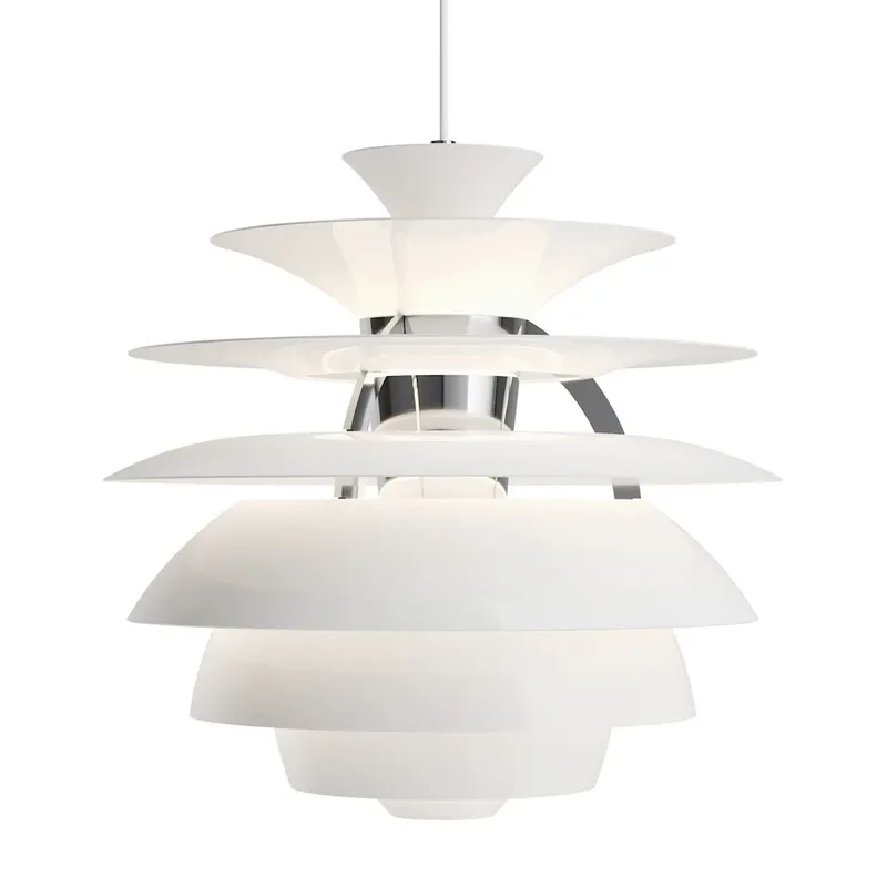 PH Snowball Pendelleuchte integrierte LED Weiß by Louis Poulsen – product photo