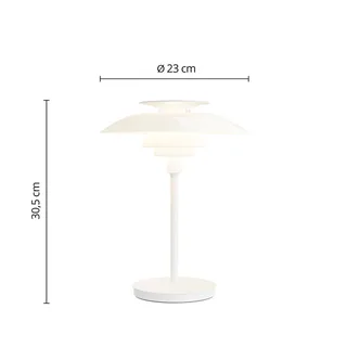 PH80 PORTABLE accu-lamp, opaalwit, IP44 van Louis Poulsen – productfoto 4 van 5