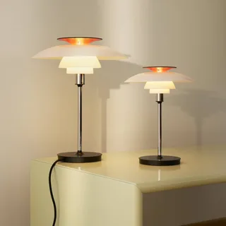 PH80 PORTABLE accu-tischlamp, wit/rood/chroom van Louis Poulsen – productfoto 2 van 5