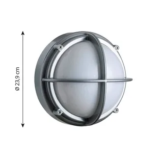 Skot LED buiten wandlamp, opaal/aluminium von Louis Poulsen – Produktfoto 3 von 3