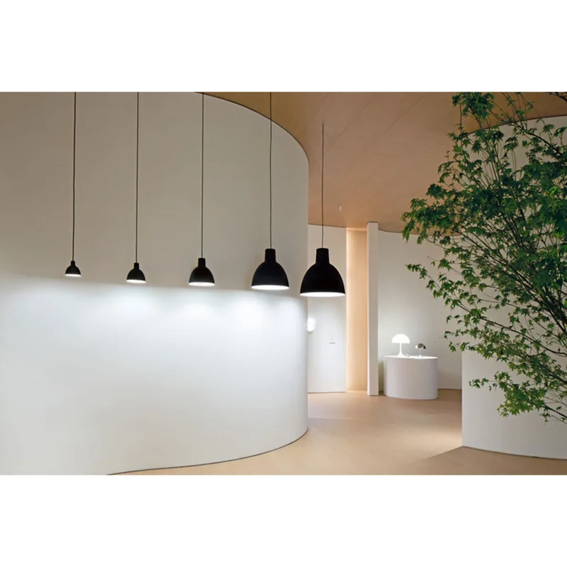 Toldbod 400 Pendel Wit - Louis Poulsen - Eetkamer - Designer - Aluminium - 1 lamp by Louis Poulsen – product photo