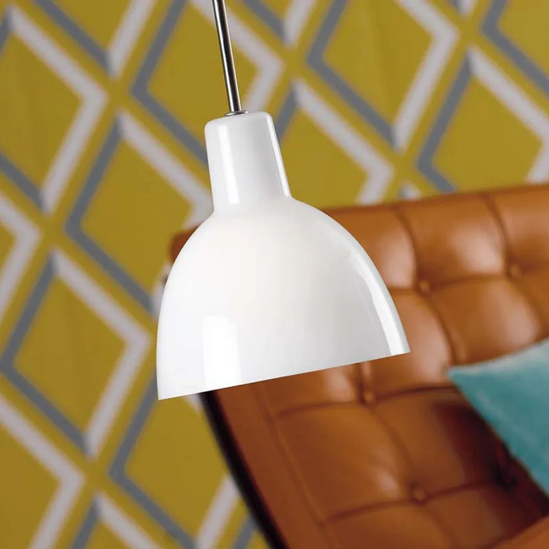 Toldbod glazen hanglamp, Ø 15,5 cm, wit – Louis Poulsen - Woonkamer - Designer - Glas - 1 lamp von Louis Poulsen – Produktfoto