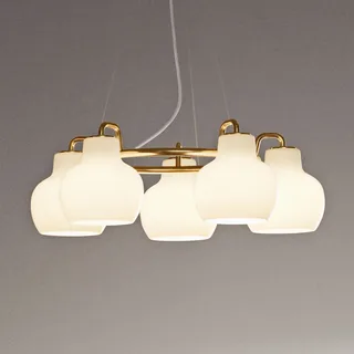 VL Ring Crown 5 Hanglamp Opal från Louis Poulsen – produktbild 1 av 3