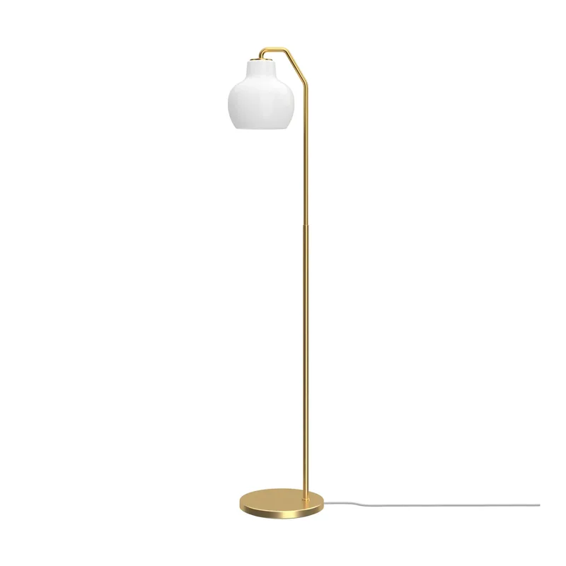VL Ring Crown Stehleuchte Messing-Opalglas by Louis Poulsen – product photo