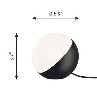 VL Studio tafellamp, zwart, Ø 15 cm, glas by Louis Poulsen – product photo 2 of 2