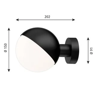 VL Studio Wandlamp Ø150 Hardwired Black de Louis Poulsen – photo du produit 3 sur 3