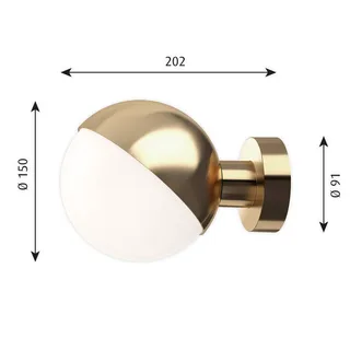 VL Studio Wandlamp Ø150 Hardwired Brass by Louis Poulsen – product photo 5 of 5