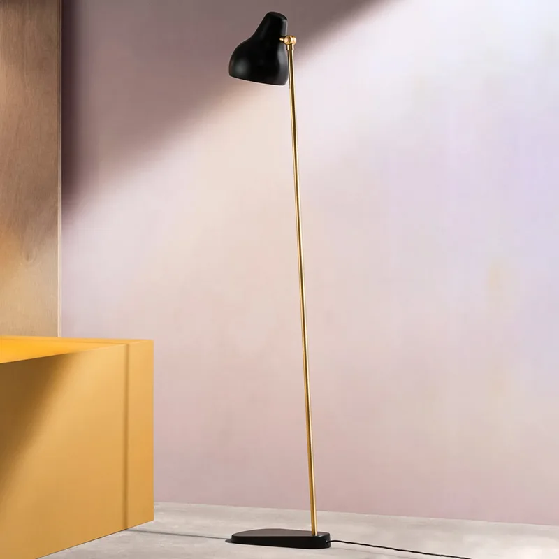 VL38 Vloerlamp Zwart - Louis Poulsen - Woonkamer - Designer - Metaal - 1 lamp by Louis Poulsen – product photo