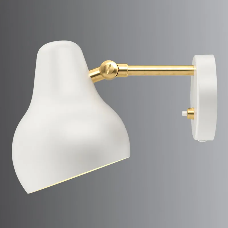 VL38 Wandlamp White - Louis Poulsen - Woonkamer - Designer - Metaal - 1 lamp von Louis Poulsen – Produktfoto