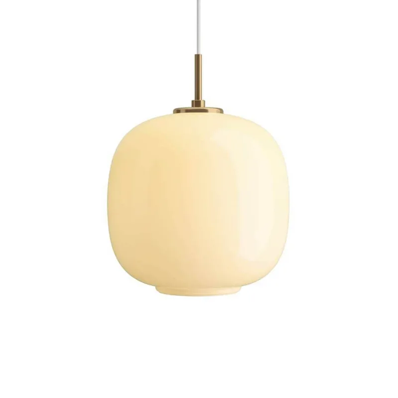 VL45 Radiohus hanglamp, Ø 25 cm, geel - Louis Poulsen - Woonkamer - Glas by Louis Poulsen – product photo
