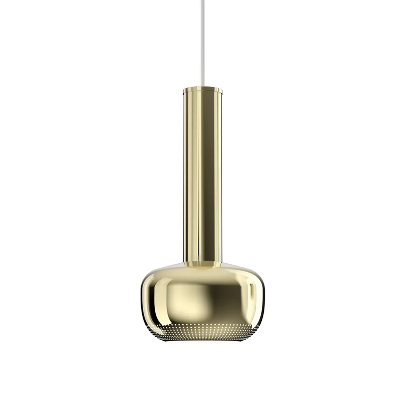 VL56 Hanglamp Polished Brass - Louis Poulsen - Woonkamer - Designer - Metaal - 1 lamp von Louis Poulsen – Produktfoto
