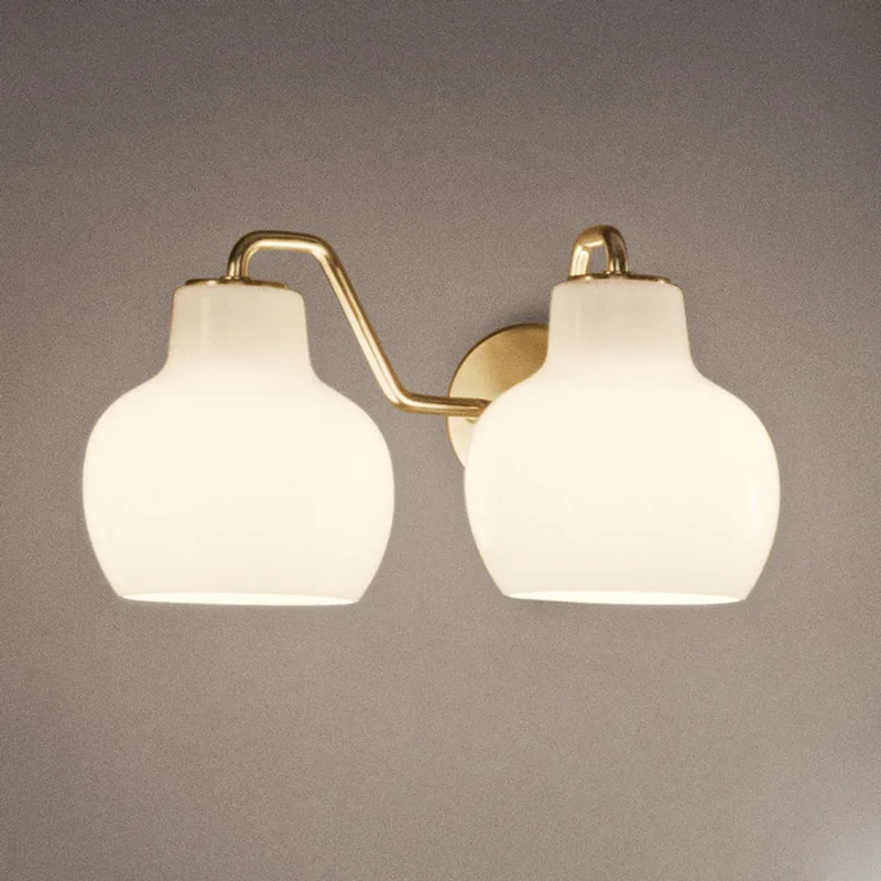 Wandlamp VL Ring Crown, 2-lamps stekkeraansluiting - Louis Poulsen - Woonkamer - Designer - Glas - 1 lamp von Louis Poulsen – Produktfoto