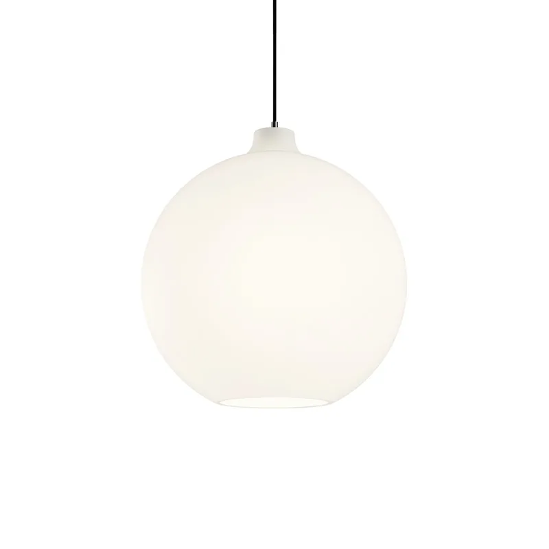 Wohlert hanglamp Ø 35 cm White Opal - Louis Poulsen - Woonkamer - Designer - Glas - 1 lamp by Louis Poulsen – product photo
