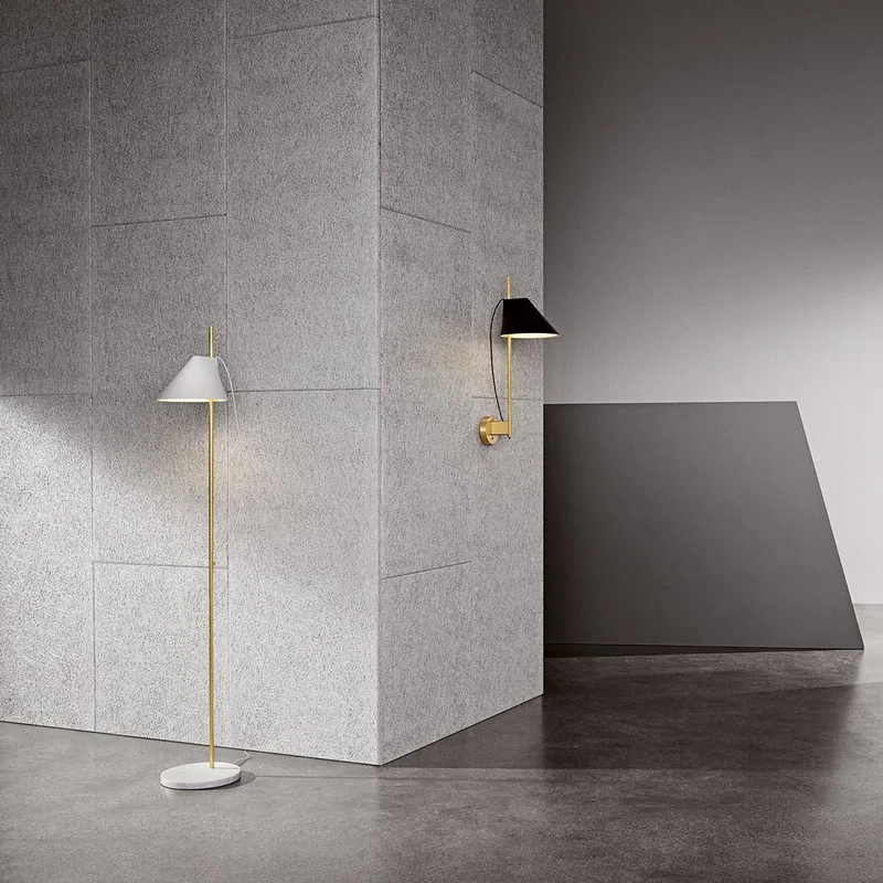 Yuh Vloerlamp Wit/Geelkoper van Louis Poulsen – productfoto 2 van 2