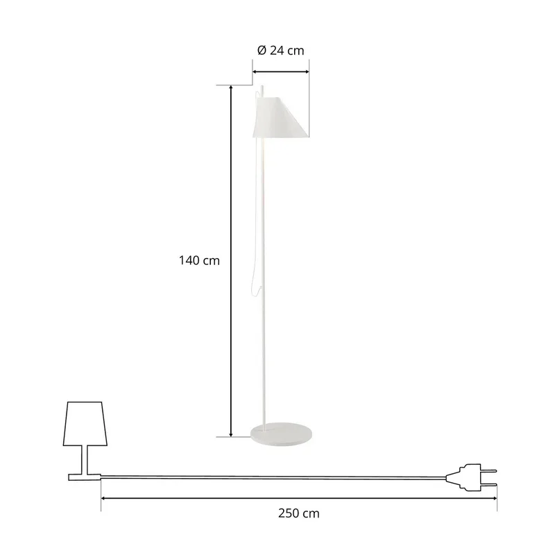 Yuh Vloerlamp Wit från Louis Poulsen – produktbild 4 av 5