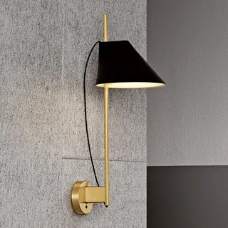 Yuh Wandlamp Zwart/Geelkoper van Louis Poulsen – productfoto 1 van 3