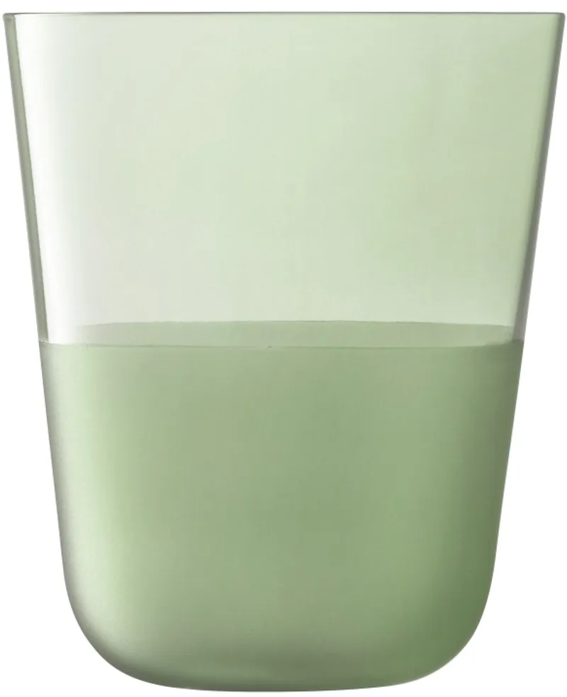 Arc Contrast Drinkglas 380 ml Set van 2 Stuks Moss - Glas van LSA International in Groen – productfoto