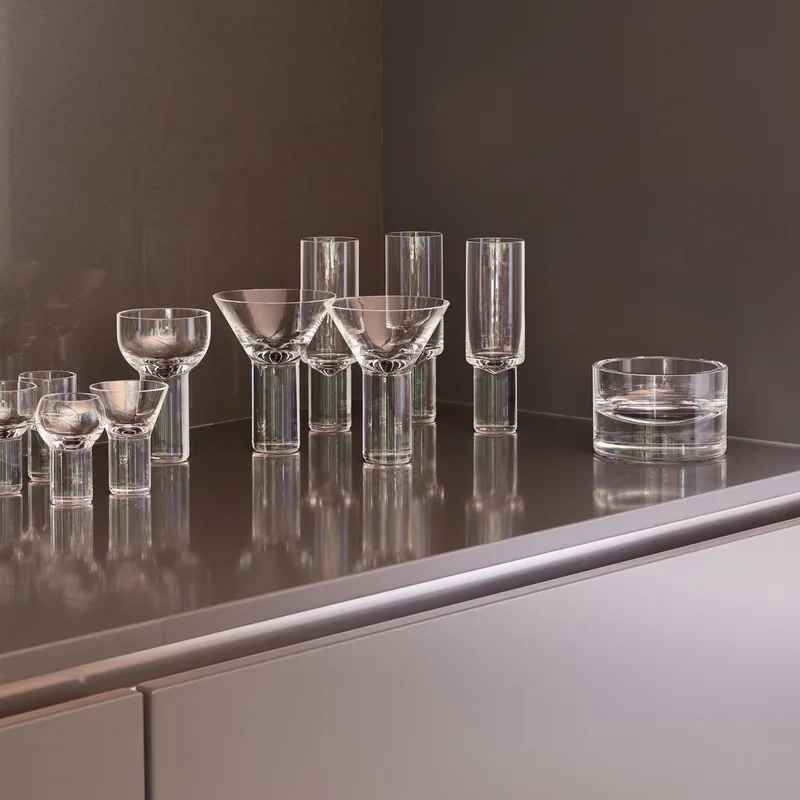 Boris Nick & Nora Glas 180 ml Set van 2 Stuks - Glas by LSA International in Transparent – product photo
