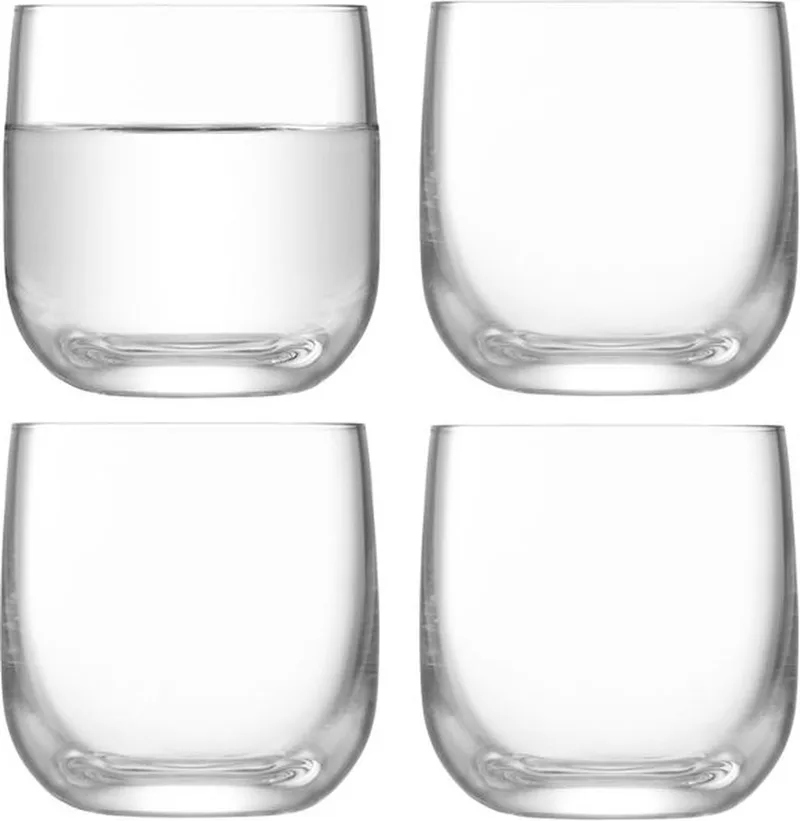 Borough Shotglas 75 ml Set van 4 Stuks - Glas by LSA International in Transparent – product photo