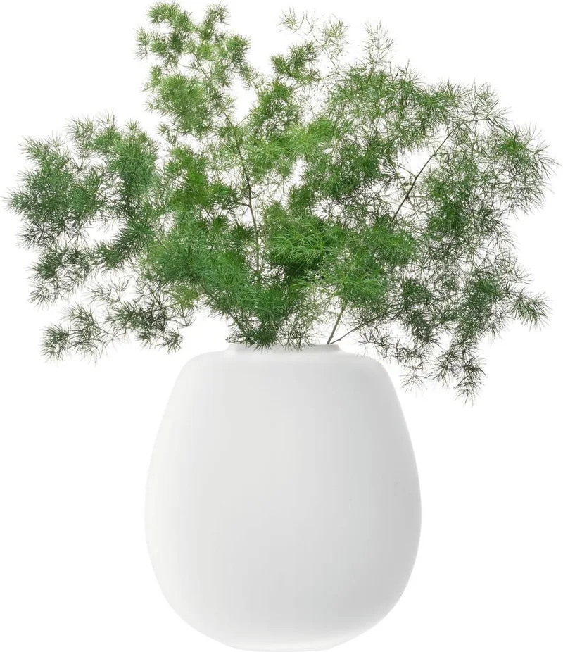 Boulder Vaas - Ø 23,9 cm - H 27,2 cm by LSA International in White – product photo