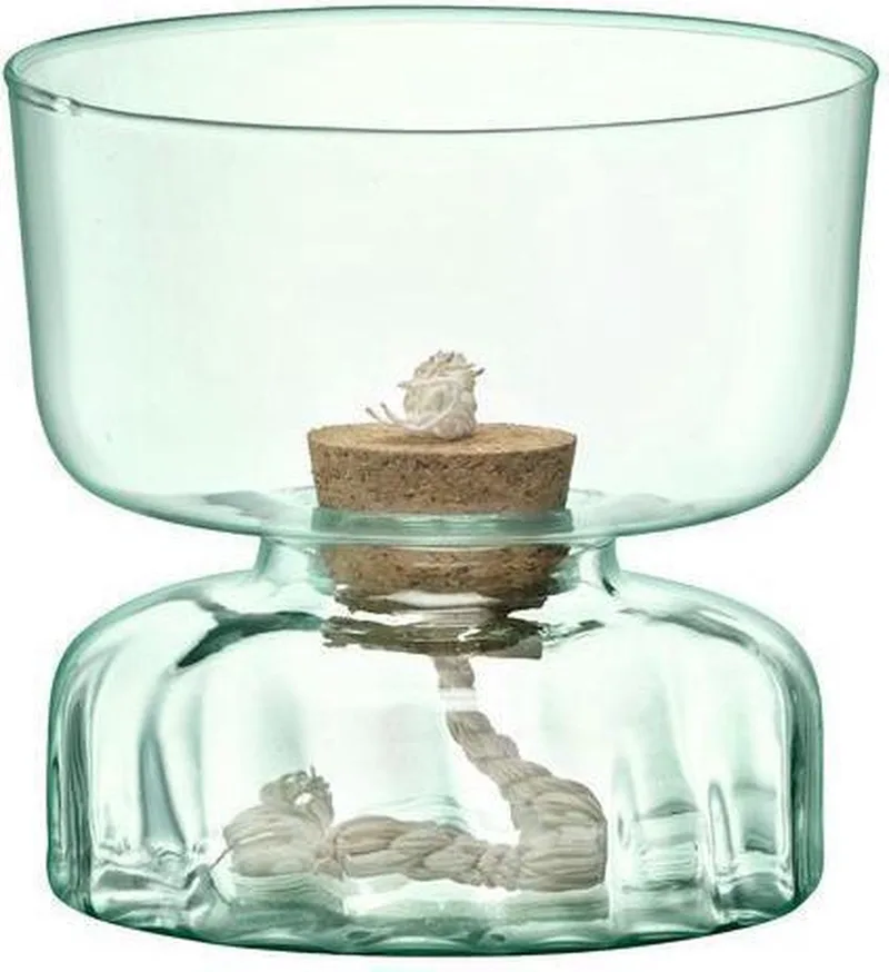 Canopy Self Watering Vaas - 13 cm by LSA International in Transparent – product photo